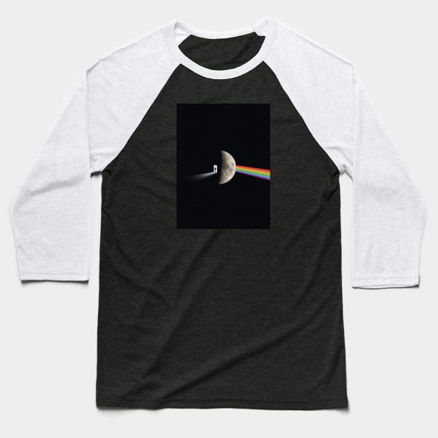 The Dark Side of the Moon Baseball T-Shirt by Balmont ☼